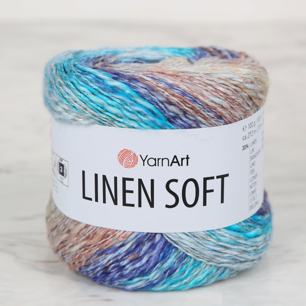YarnArt Linen Soft Ebruli El Örgü İpi - 7402